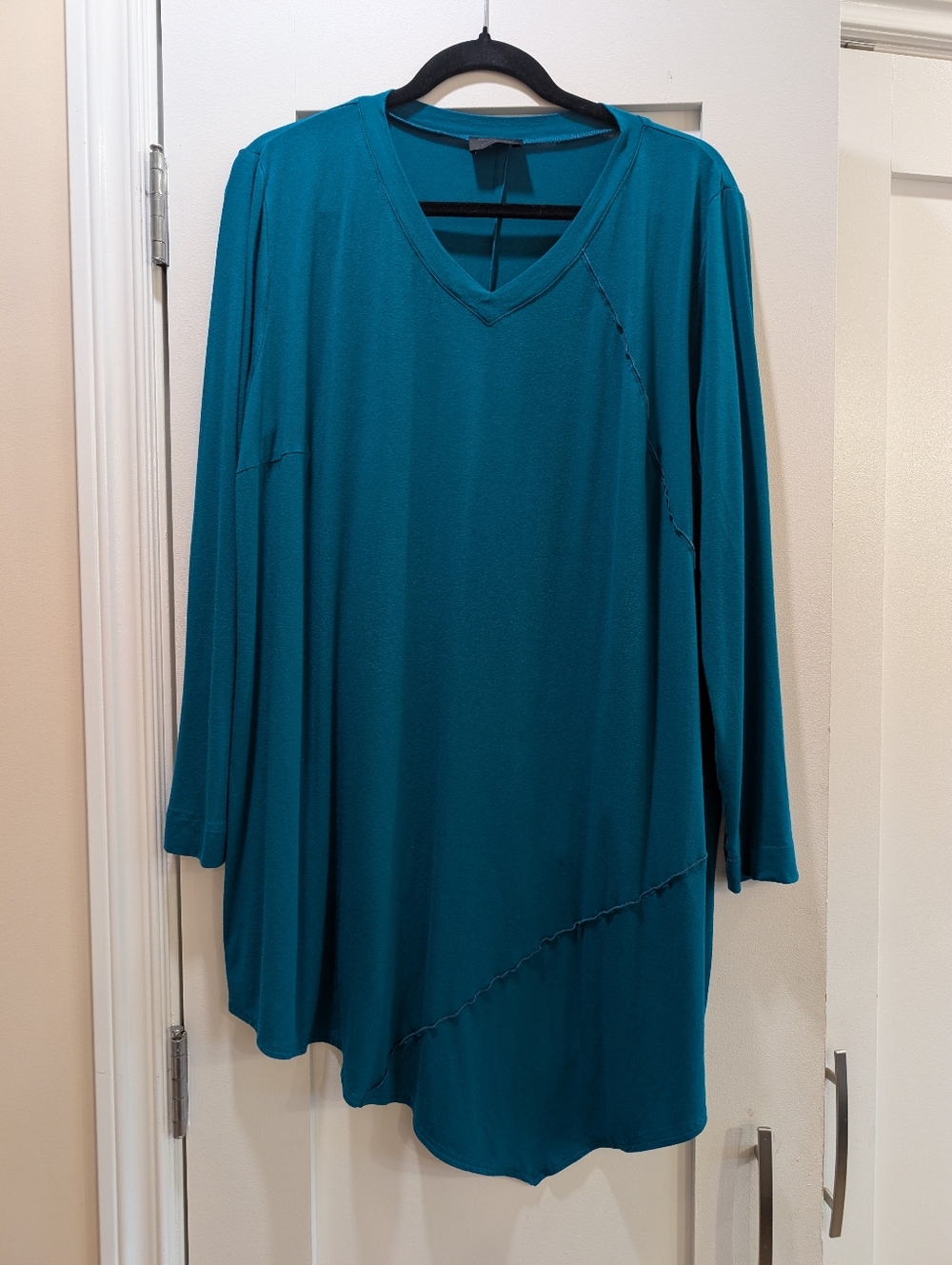 Q Neel Oversized Asymmetric Tunic,12